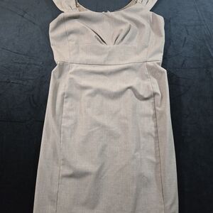 New York & Company Tan Mini Dress